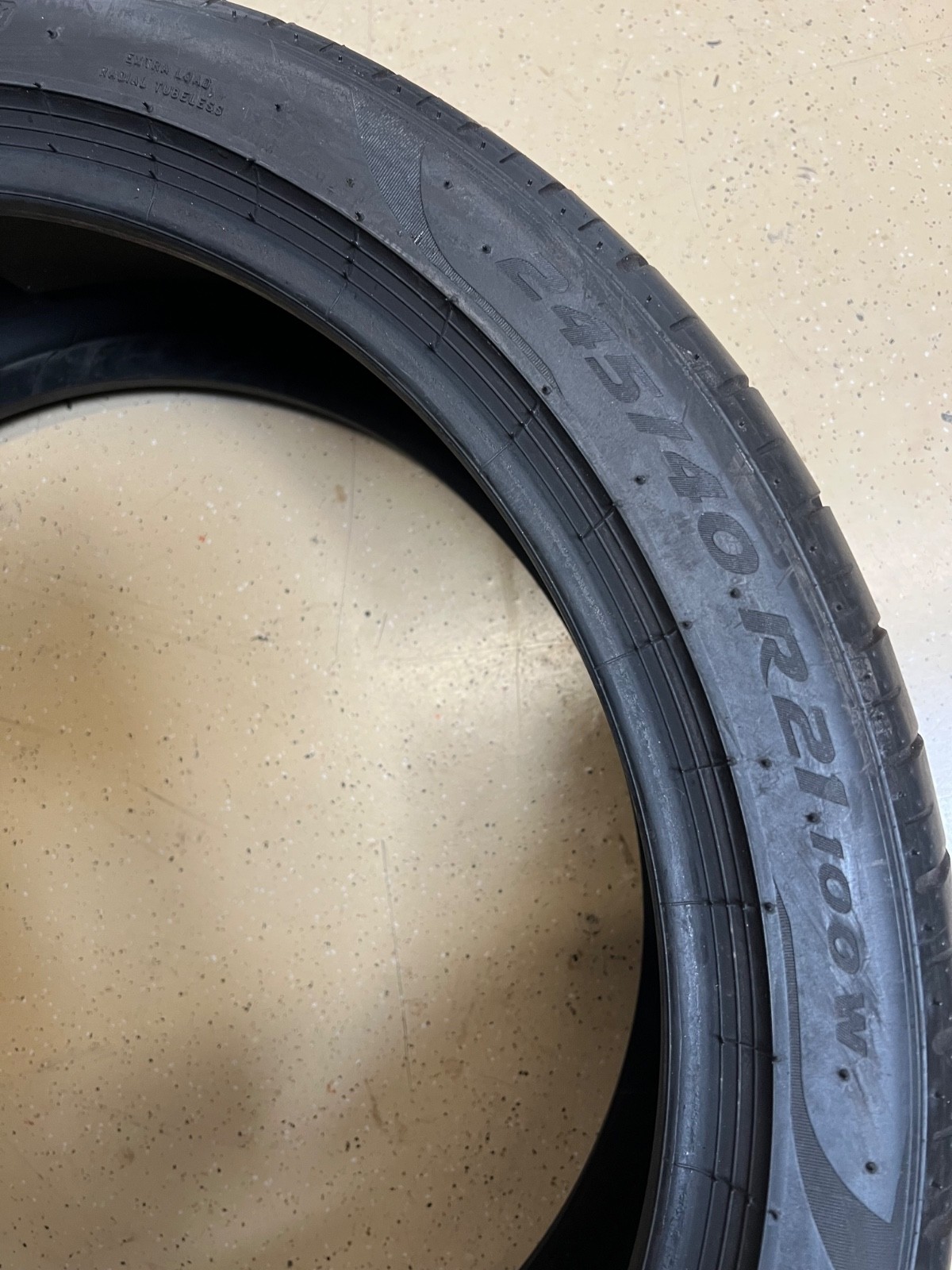 2 – NO REPAIRS 245/40R21 XL (100W) Pirelli P Zero PZ4 PNCS (ELECT) – 1150