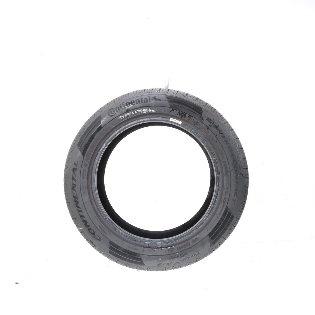 Set of (4) Used 215/55R16 Continental ControlContact Tour M A/S EV – 9.5-10.5/32