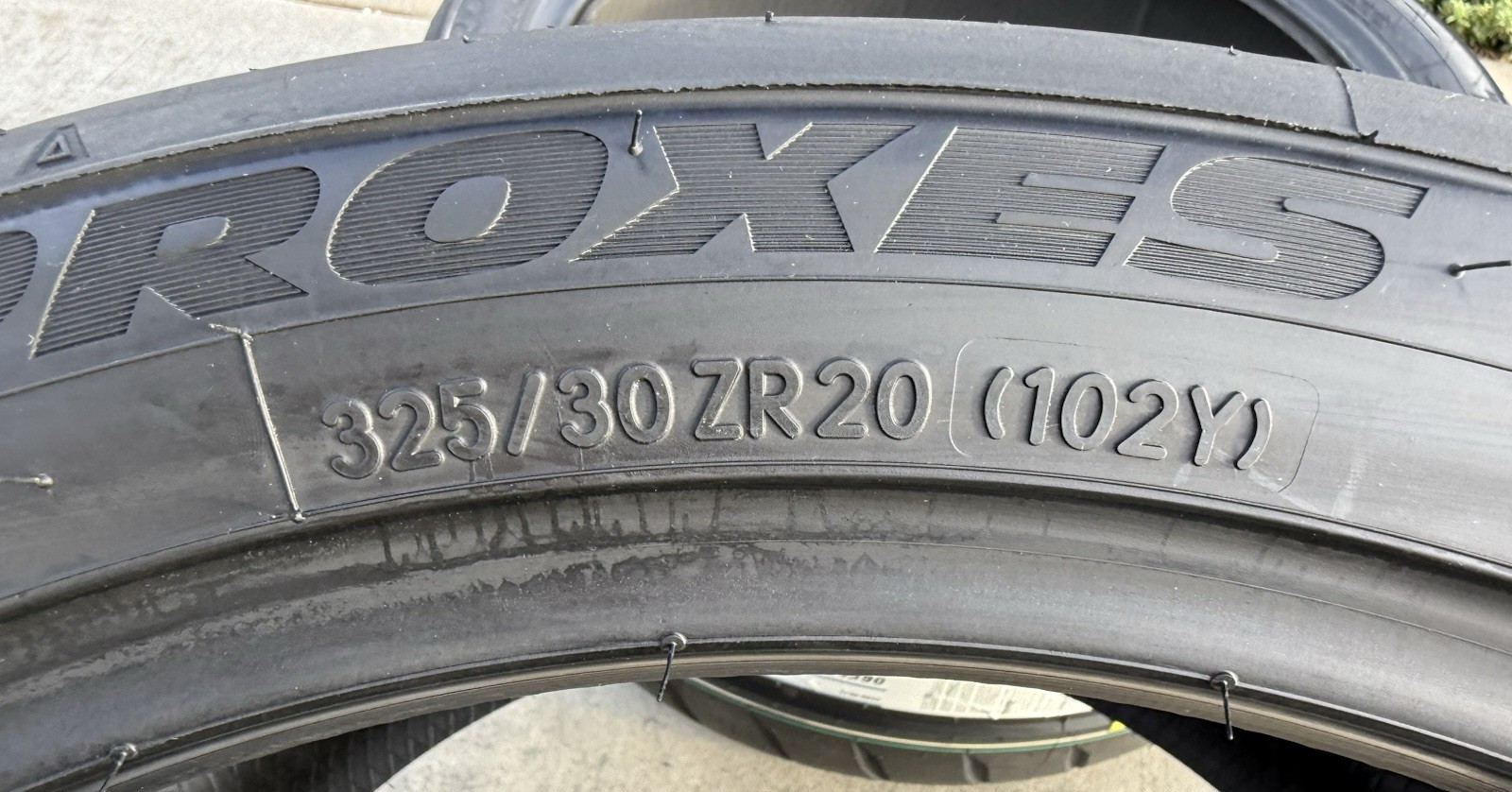 TWO BRAND NEW 325/30ZR20 (102Y) Toyo R888R Streetable Track & Competition Tires