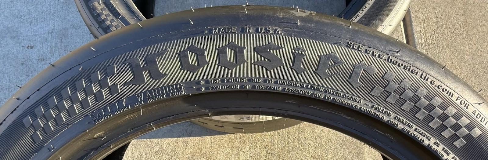 Set of TWO BRAND NEW 245/40ZR18 88W Hoosier R7 Racing Tires Slicks P245/40ZR18