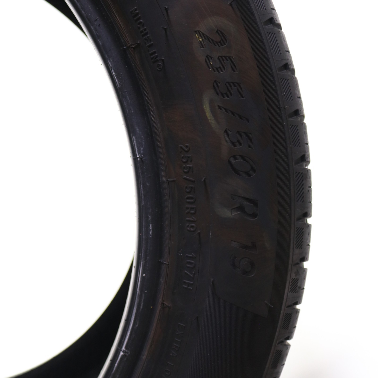 Set of 2 Used 255/50R19 Michelin Primacy All Season MO – 107H – 7-8/32