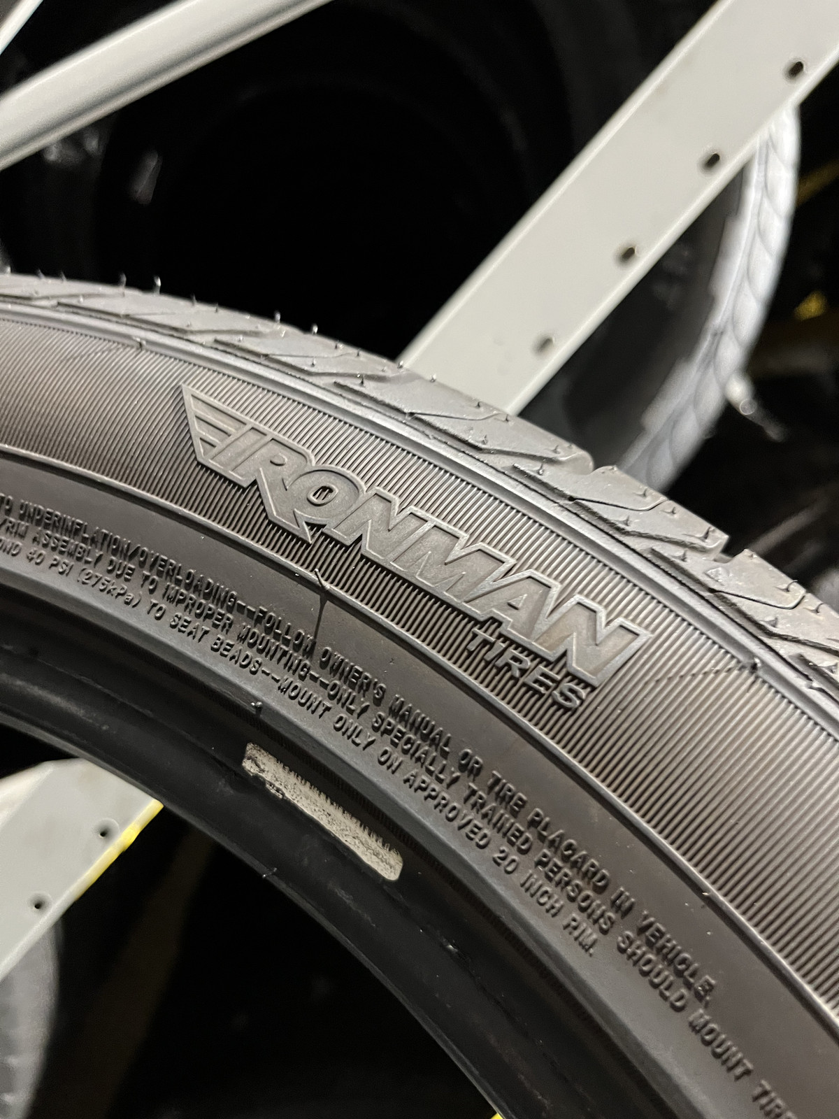 1 Tire Ironman IMove Gen 2 AS 255/45ZR20 105W DOT.3725 8/32 NO Patch
