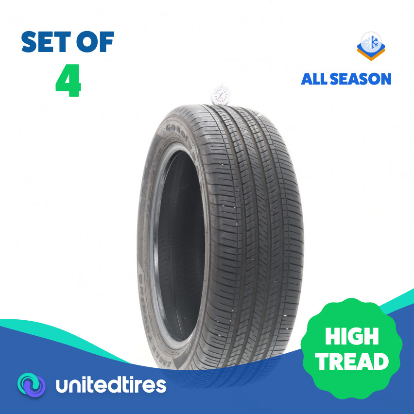 Set of (4) Used 225/55R19 Goodyear Eagle Touring 99V – 8-9.5/32