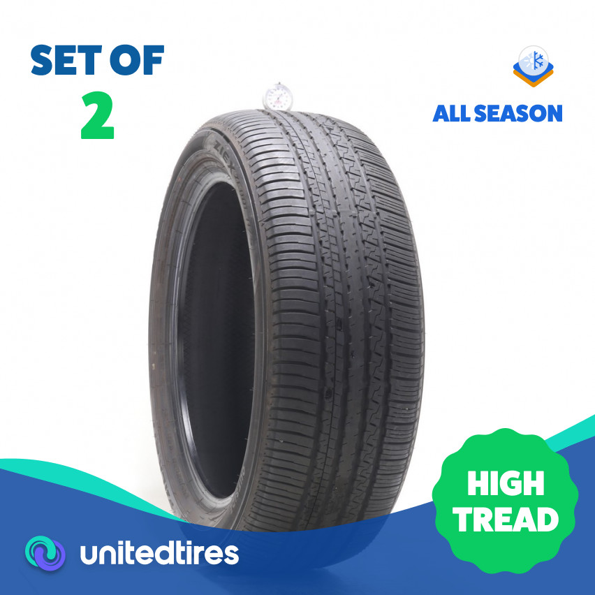 Set of (2) Used 245/50R20 Falken Ziex ZE001 A/S 102H – 8/32