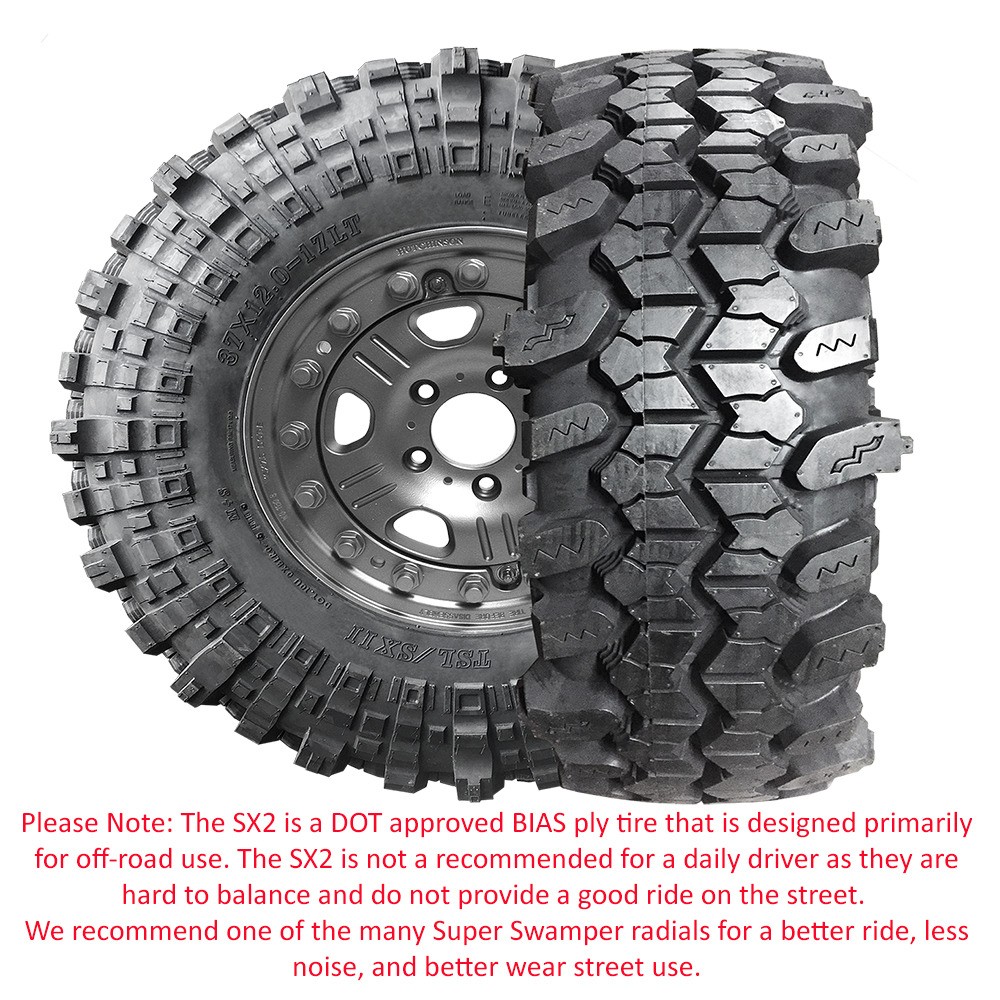 35X10.00X17C SX2 Interco Super Swamper Tires – Single Tire