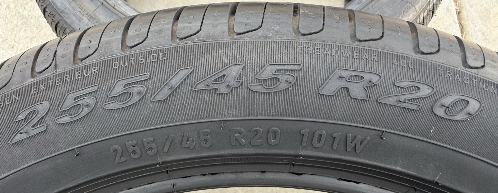 TWO BRAND NEW 255/45R20 101V Pirelli Scorpion Verde MOE Run Flat Mercedes GLC