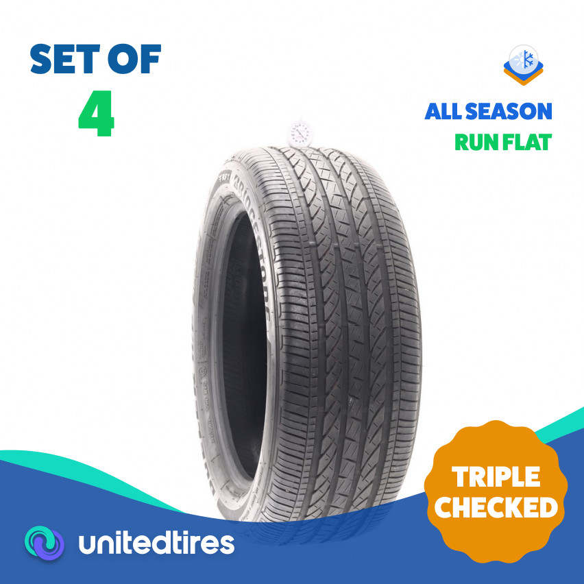 Set of (4) Used 245/50R19 Bridgestone Dueler H/P Sport AS RFT 105H – 5/32