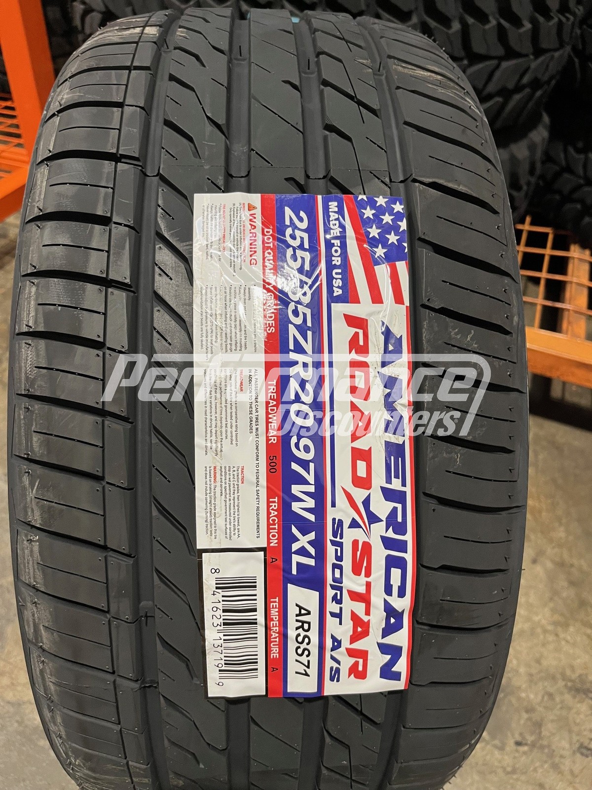 1 New American Roadstar Sport A/S Tire 255/35R20 97W SL BSW 255 35 20 2553520