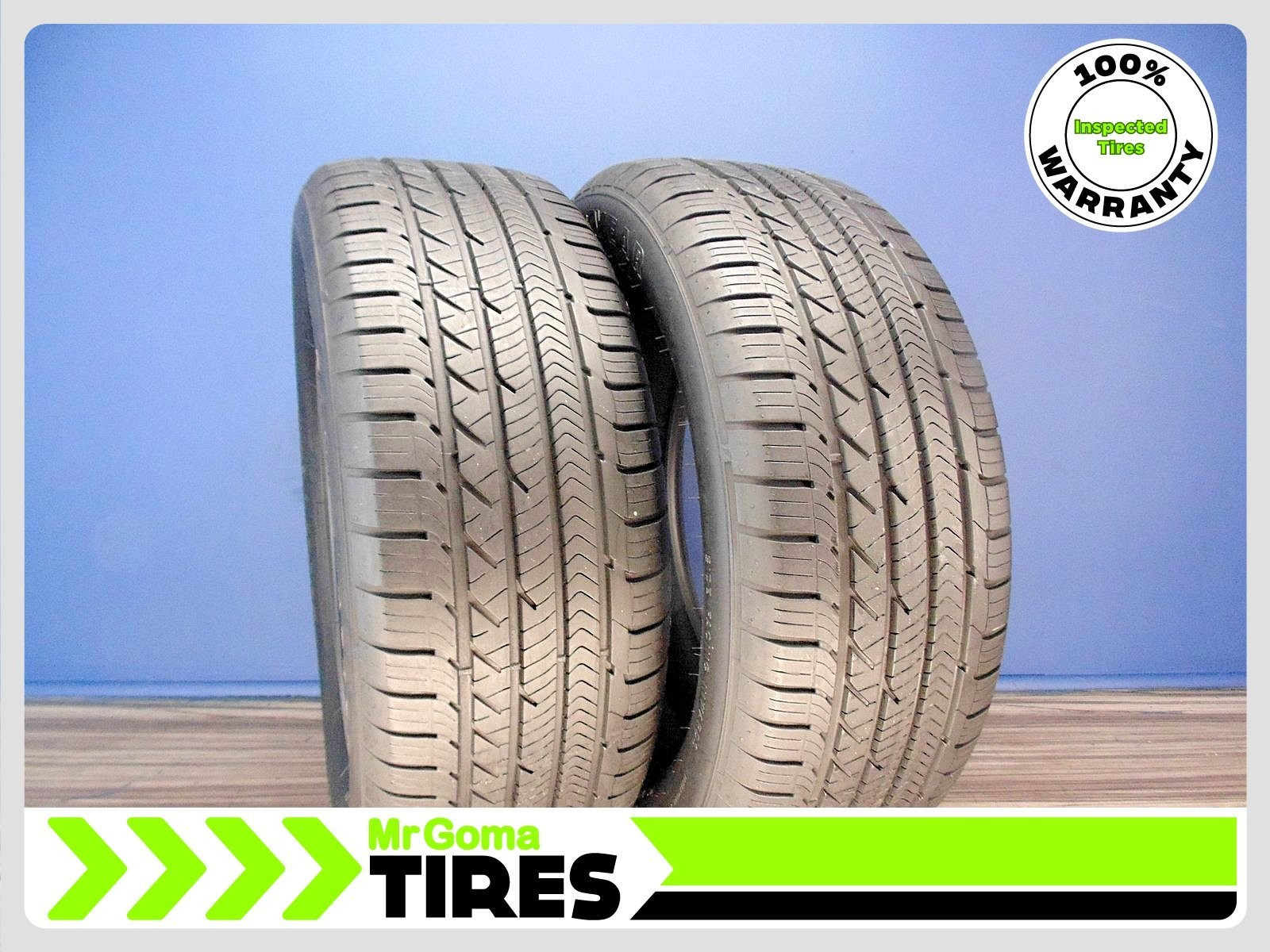 2 GOODYEAR EAGLE SPORT A/S AO AUDI 235/55R18 USED TIRE 8.7/32 TREAD 100H 2355518