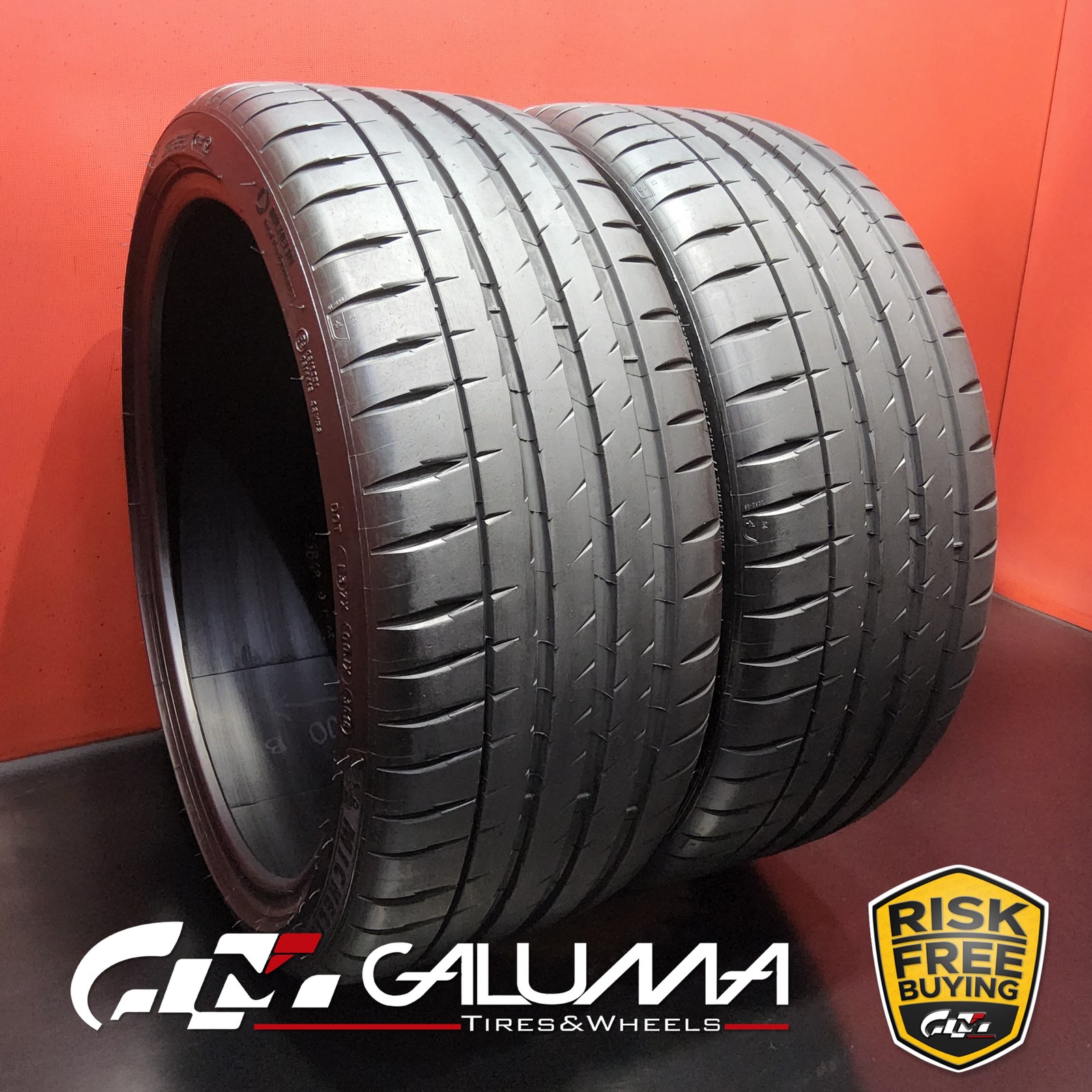 Set of 2 Tires Michelin Pilot Sport 4S XL 235/35ZR20 235/35/20 No Repairs #95868