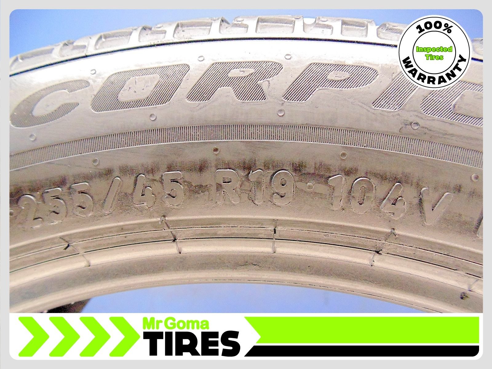 1 PIRELLI SCORPION TM MS T0 ELECT PNCS 255/45R19 USED TIRE 7.3/32 TREAD 2554519