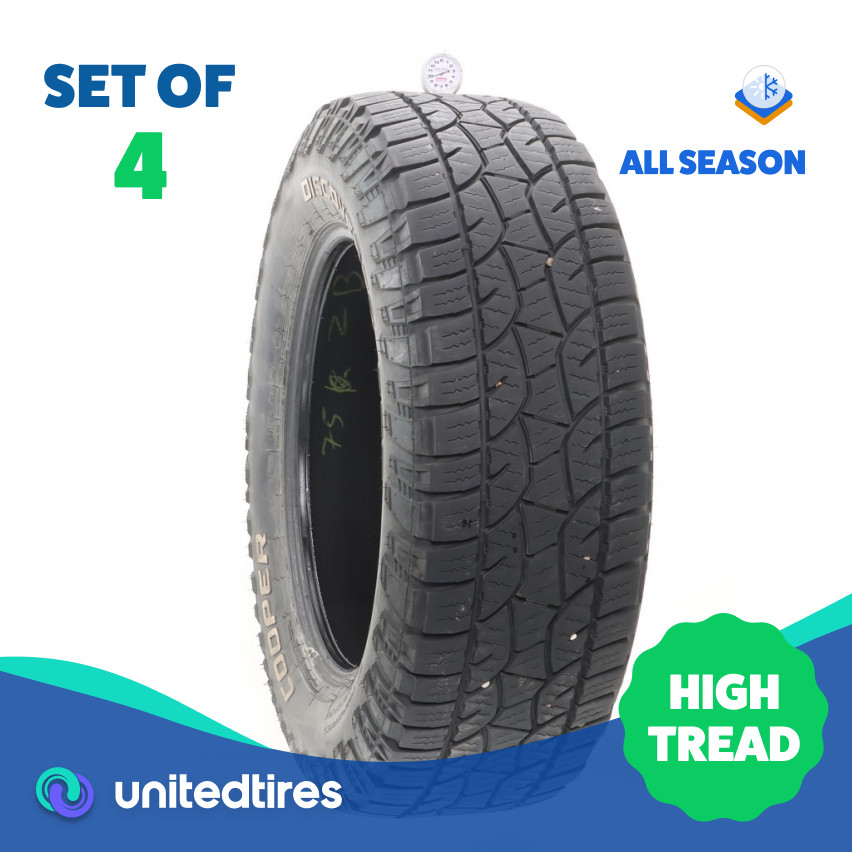 Set of (4) Used LT 275/65R20 Cooper Discoverer ATP II – 9.5-11/32 (1A5N7)