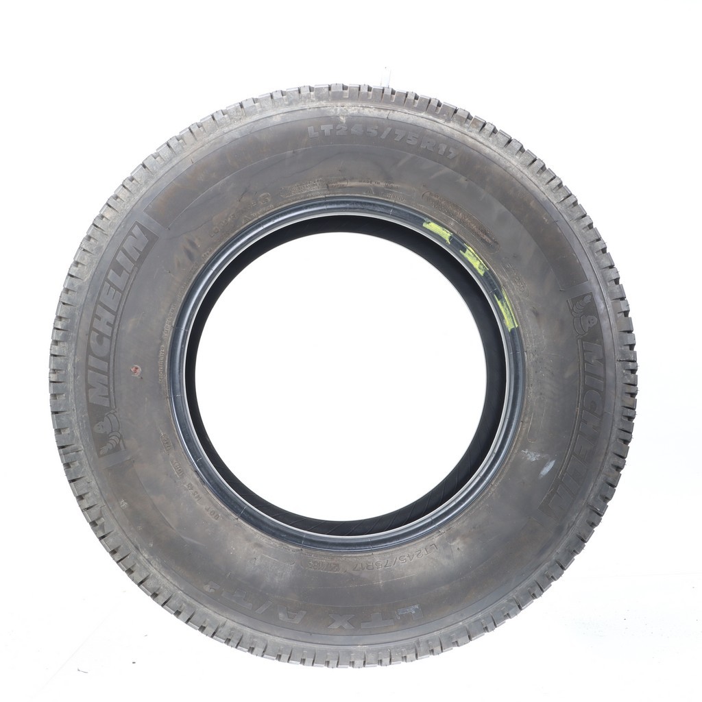 Set of (4) Used LT 245/75R17 Michelin LTX A/T2 121/118R – 8.5-9.5/32