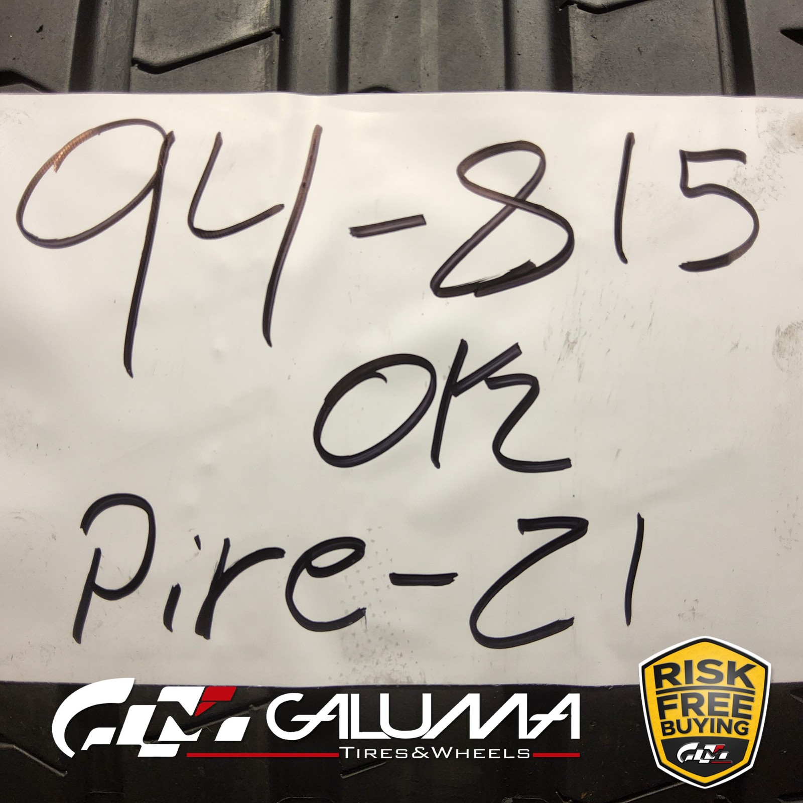 Set of 2 Tires LikeNEW Pirelli P Zero PZ4 Run Flat ★ 315/35R21 315/35/21 #94815