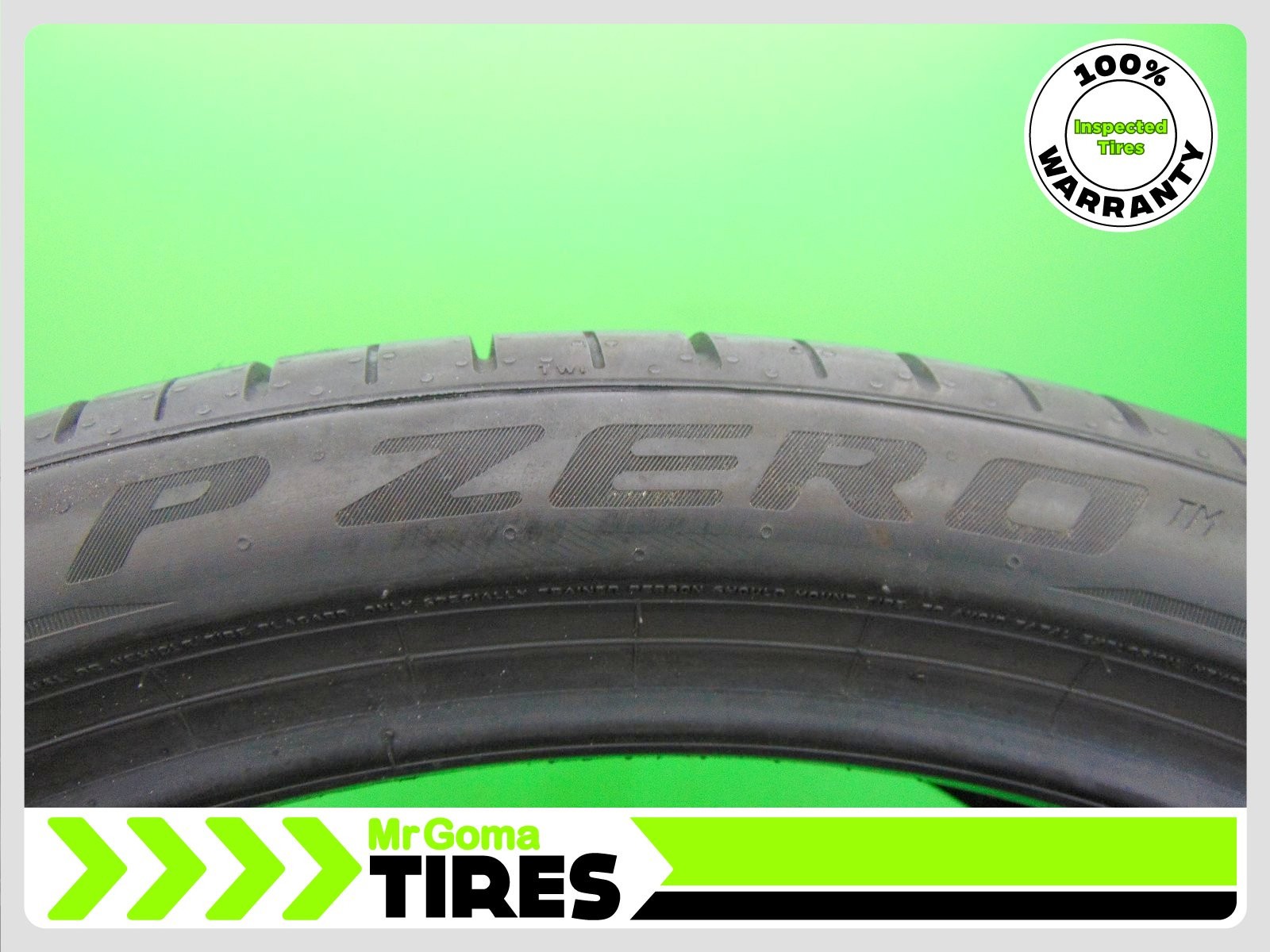 1 315/30R22 USED TIRE PIRELLI P ZERO TM XL 7.3/32 TREAD 3153022 107Y
