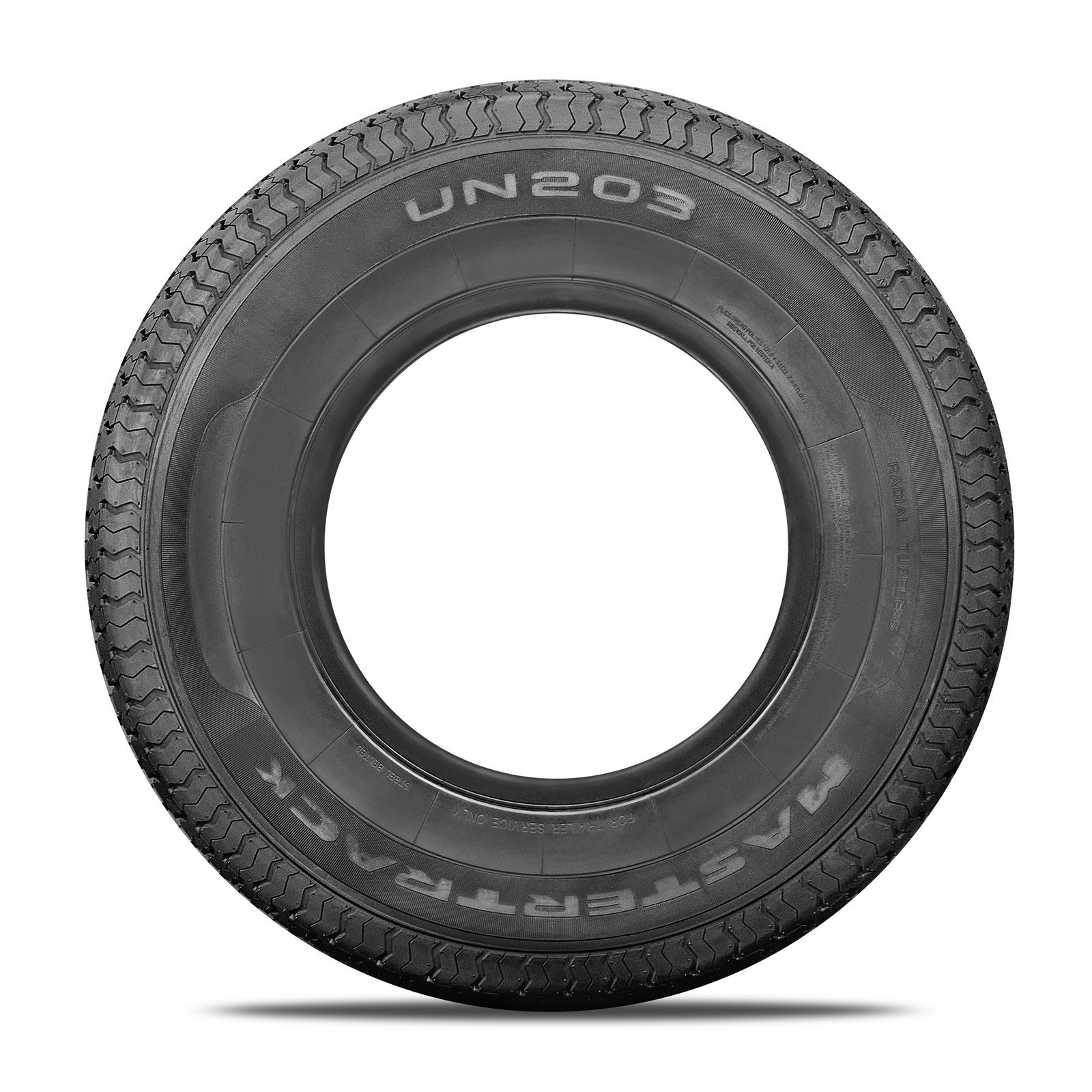 Set of 4 Mastertrack UN203 ST205/75R14 8Ply 105N Load D Trailer Tires 205 75 14
