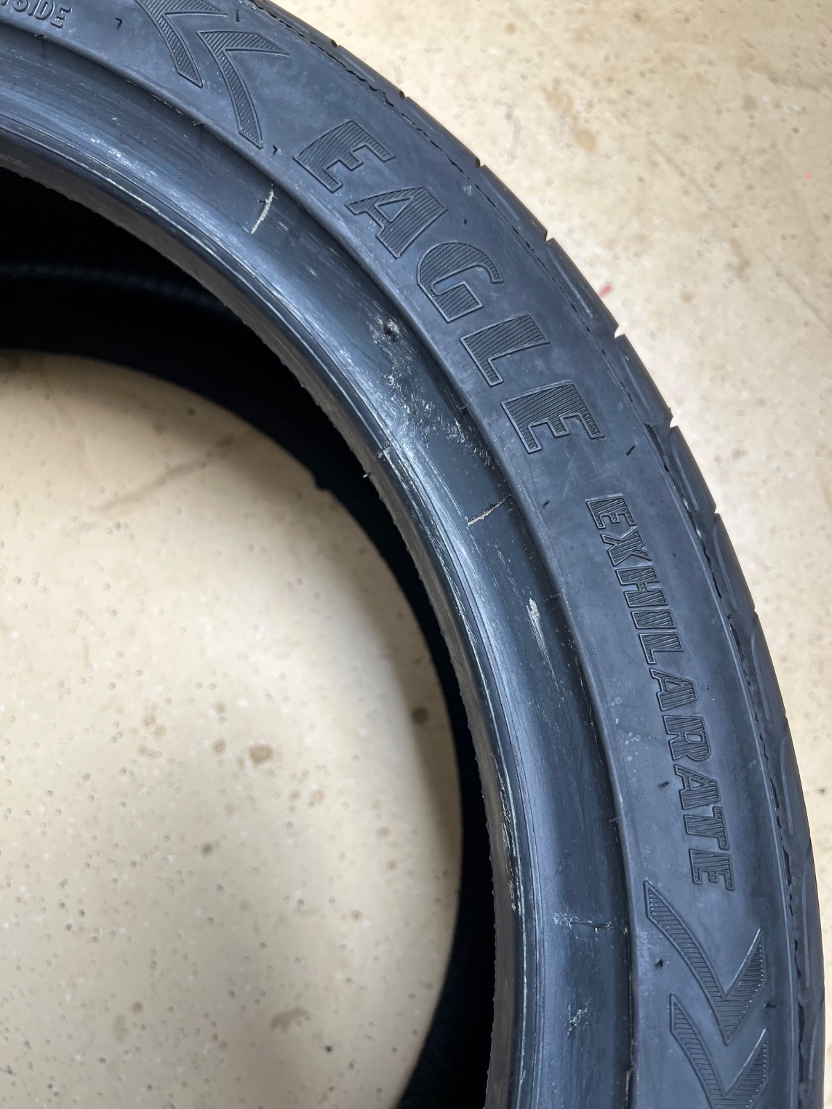 1 – NEW 245/40ZR20 (99Y) M+S Goodyear Eagle Exhilarate – 6182