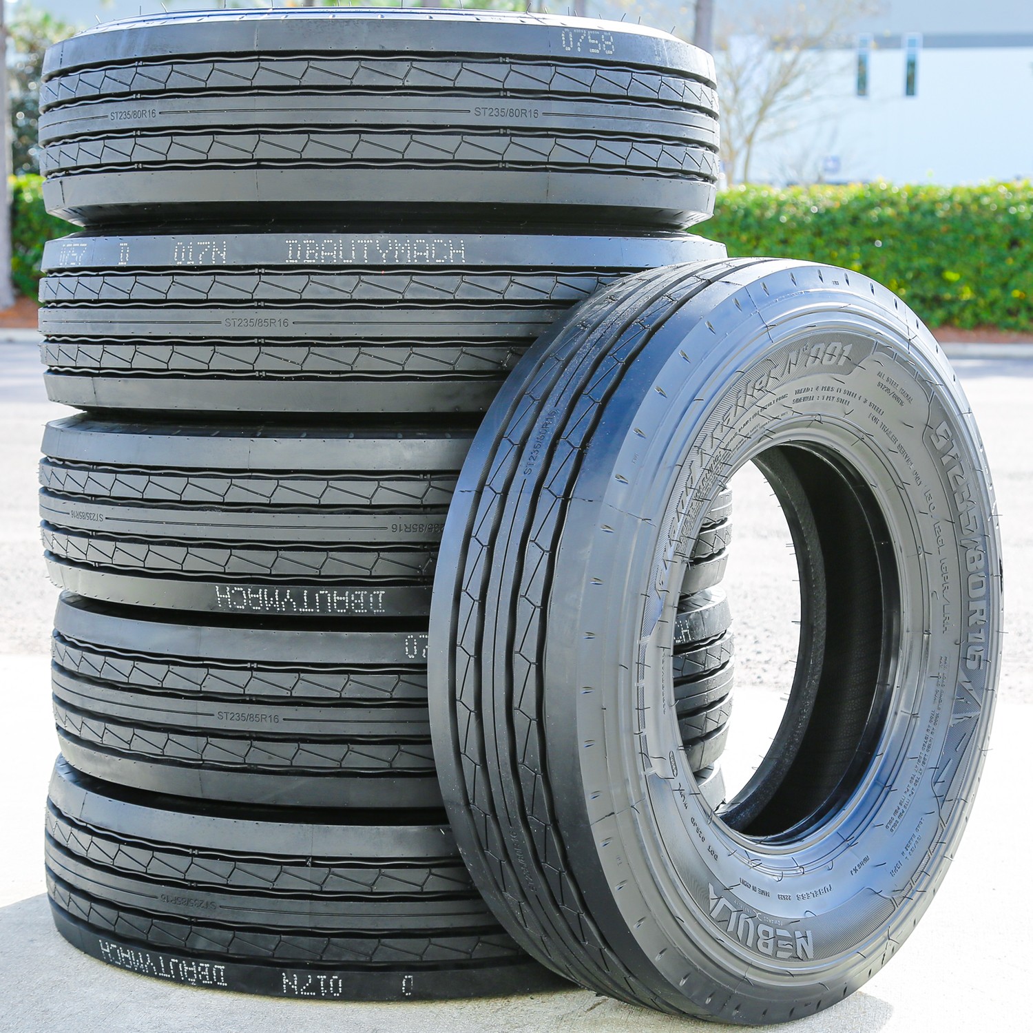 2 Tires Nebula Grand Trailer-N’ 001 All Steel ST 235/80R16 Load H 16 Ply Trailer