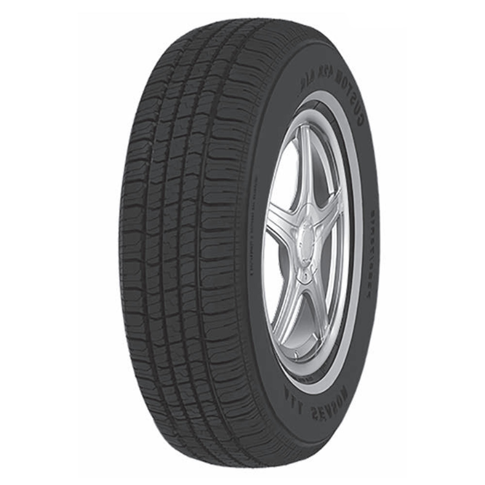 1 New Multi-mile Custom 428 A/s – P195/75r14 Tires 1957514 195 75 14