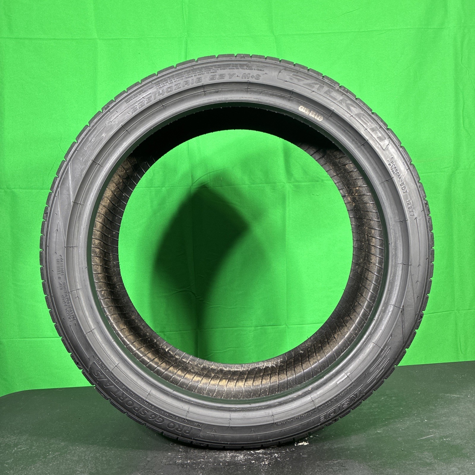 Single,Used-225/40ZR18 Falken Pro G6 Sport A/S 92H 8/32 DOT 1625