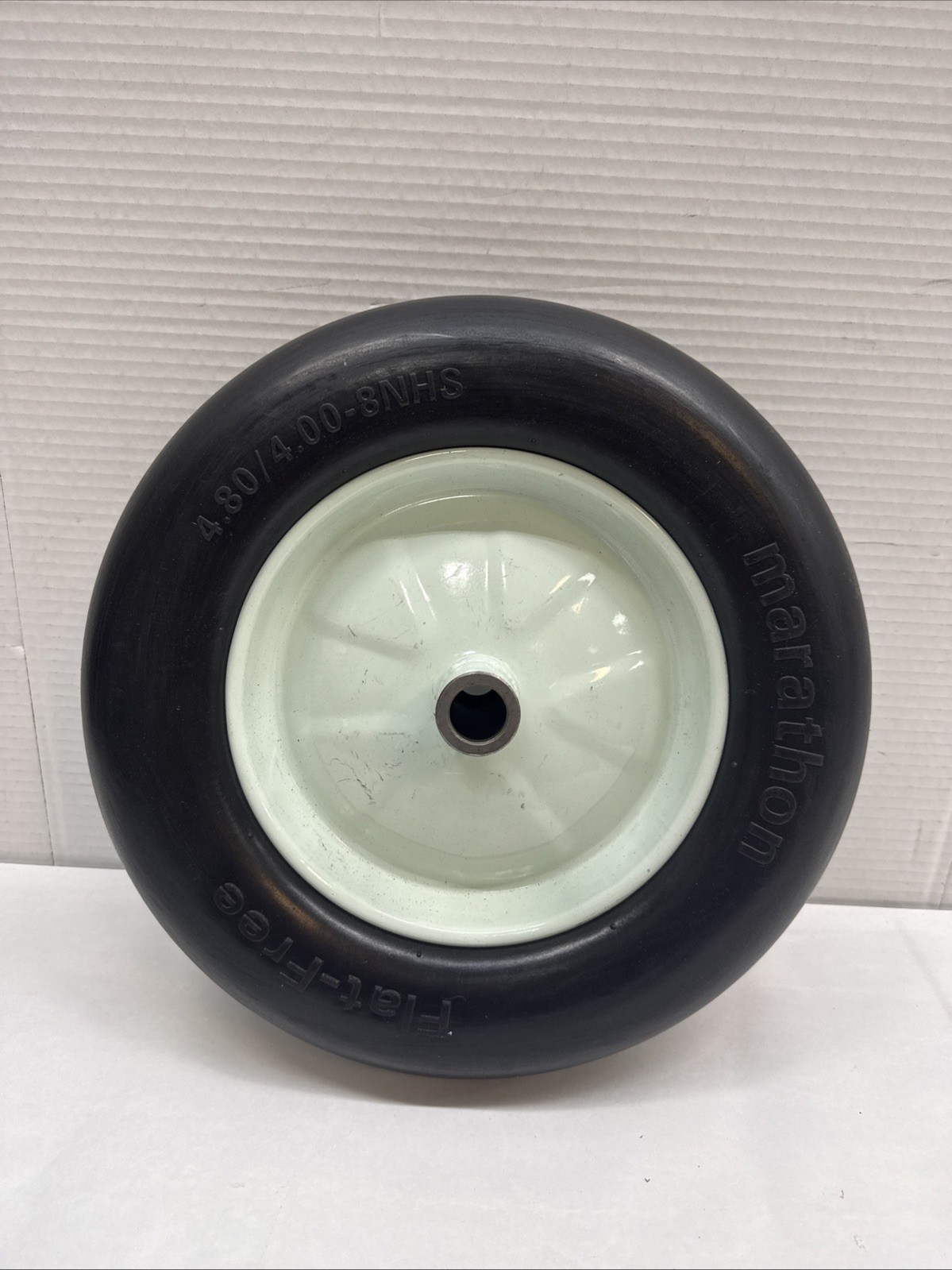 4.80/4.00-8NHS – Marathon Flat Free Tires – 6″ x 1″ Hub – NEW
