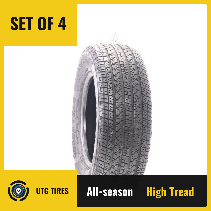 Set of (4) Used 255/65R17 Goodyear Wrangler Territory HT 110T – 9-10/32