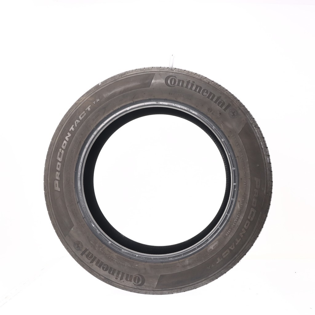 Set of (4) Used 225/60R18 Continental ProContact TX 100H – 6.5-7/32