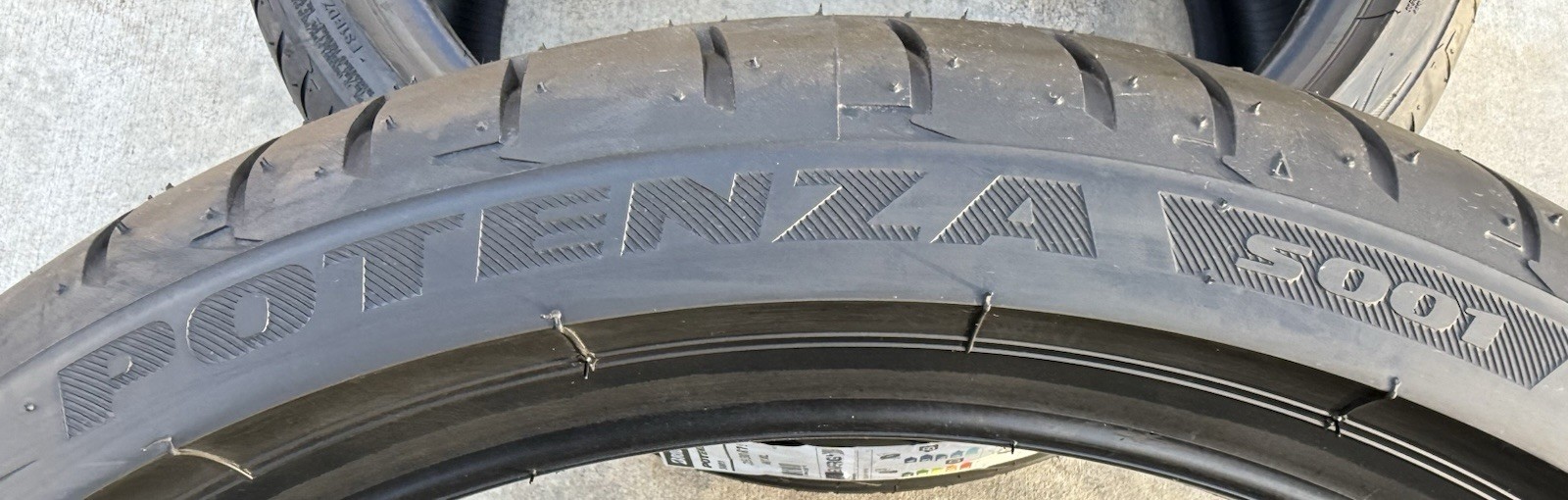 Set of TWO BRAND NEW 285/30R19 Bridgestone Potenza S001 Tires Like Michelin 4S!