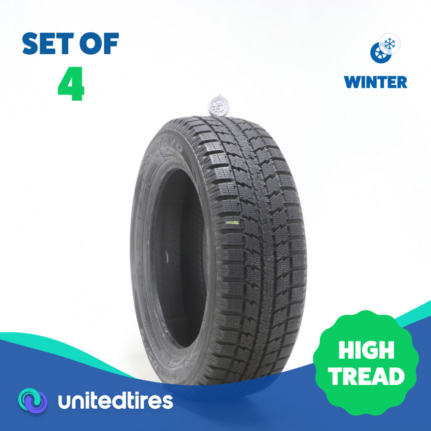 Set of (4) Used 215/60R17 Toyo Observe GSi-5 96T – 10-10.5/32