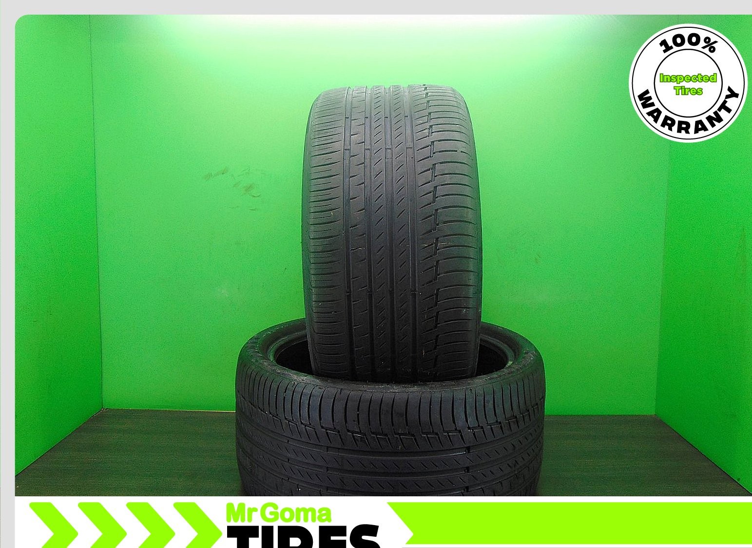 2 315/30R22 USED TIRES CONTINENTAL PREMIUMCONTACT 6 XL 7.0/32 TREAD 3153022 107Y