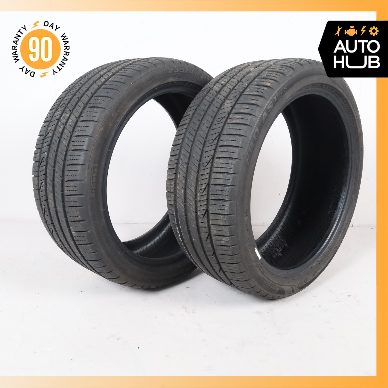 235/40R18 Pirelli P Zero AS Plus 3 235 40 18′ 95Y 8/32″ Tire Set of 2