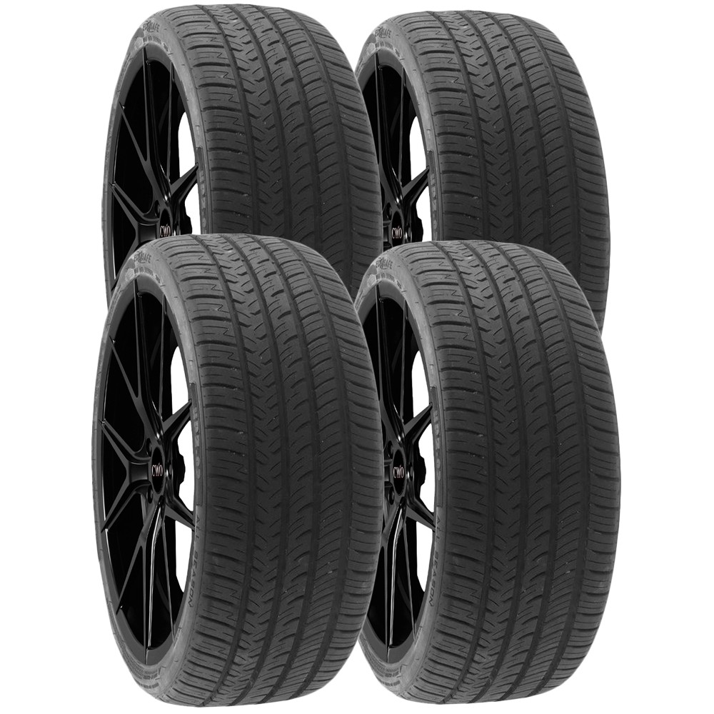 (QTY 4) 275/30ZR19 Advanta HPZ-02 96W XL Black Wall Tires