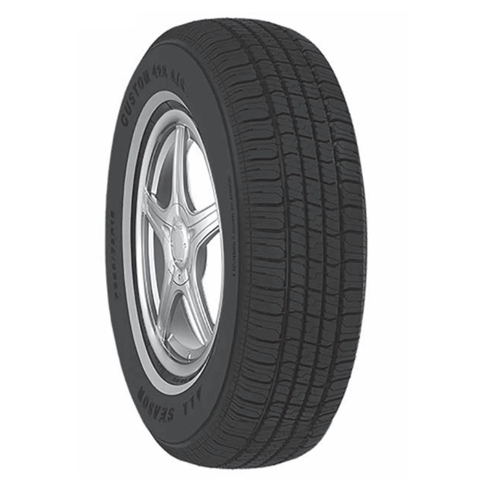 1 New Multi-mile Custom 428 A/s – P195/75r14 Tires 1957514 195 75 14