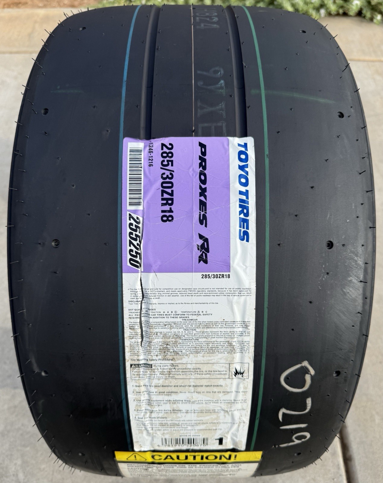TWO BRAND NEW 285/30ZR18 93Y Toyo Proxes RR Track & Competition Tires 2853018