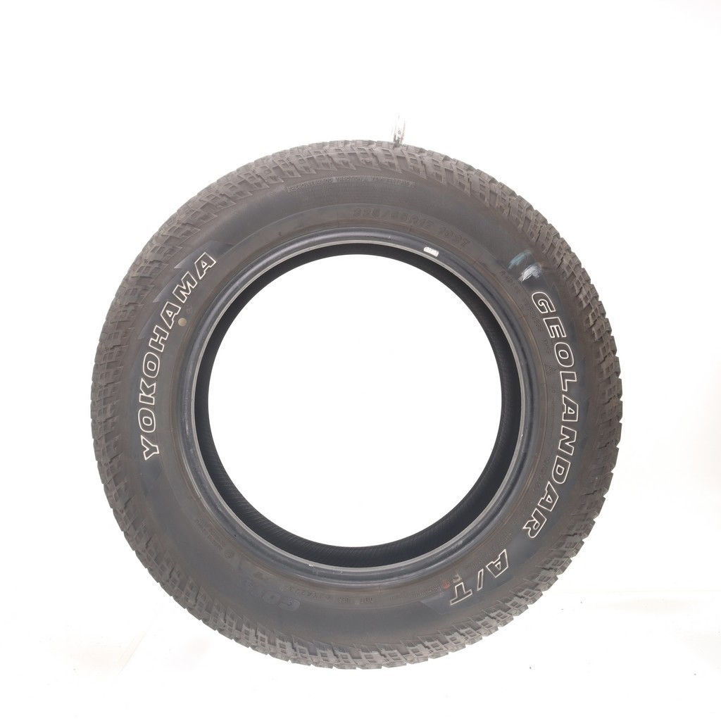 Set of (2) Used 225/65R17 Yokohama Geolandar A/T G015 102T – 7/32