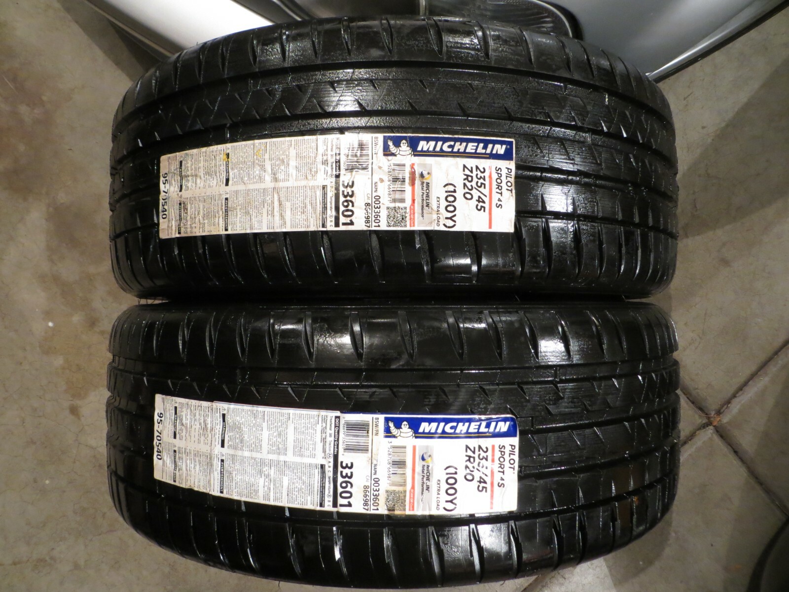 NEW 2 TWO MICHELIN PILOT SPORT 4S 4 S 235/45ZR20 100Y XL FRANCE 235 45 20 2775