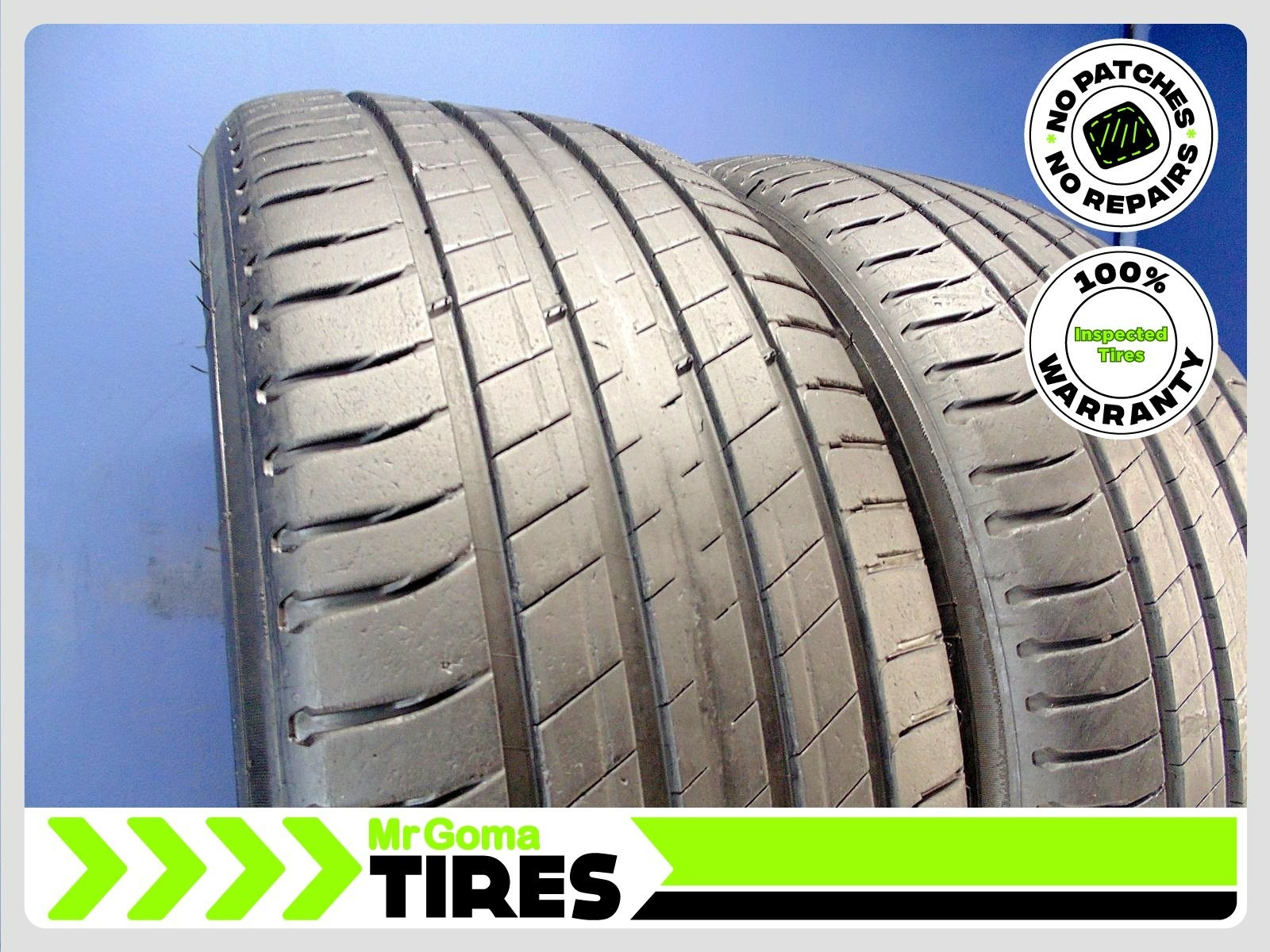 2 MICHELIN LATITUDE SPORT 3 AO GREEN X 255/45R20 USED TIRES 7.5/32 TREAD 101W