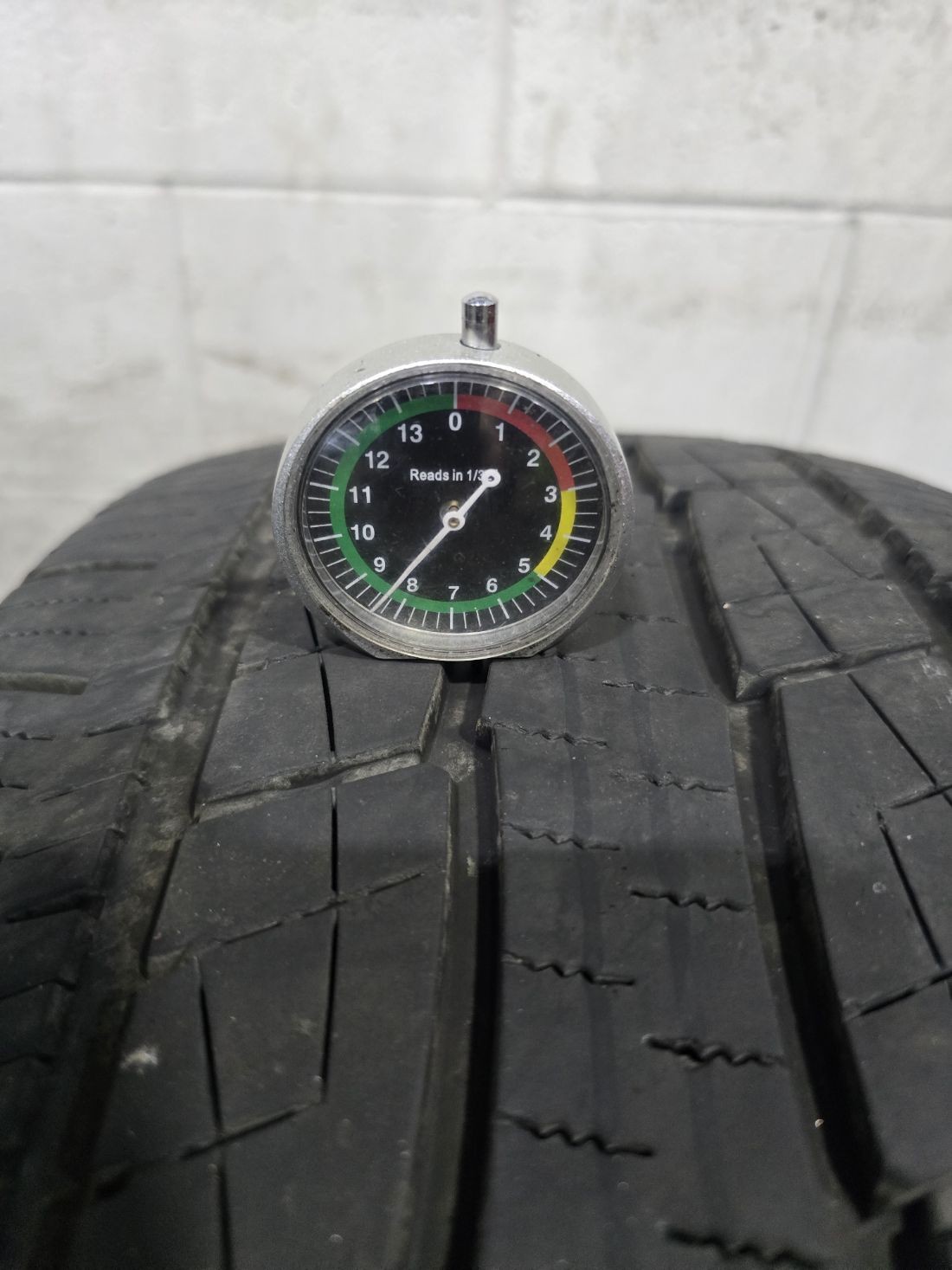 1x P275/50R22 General Grabber HTS 60 8/32 115 T Used Tire 2755022