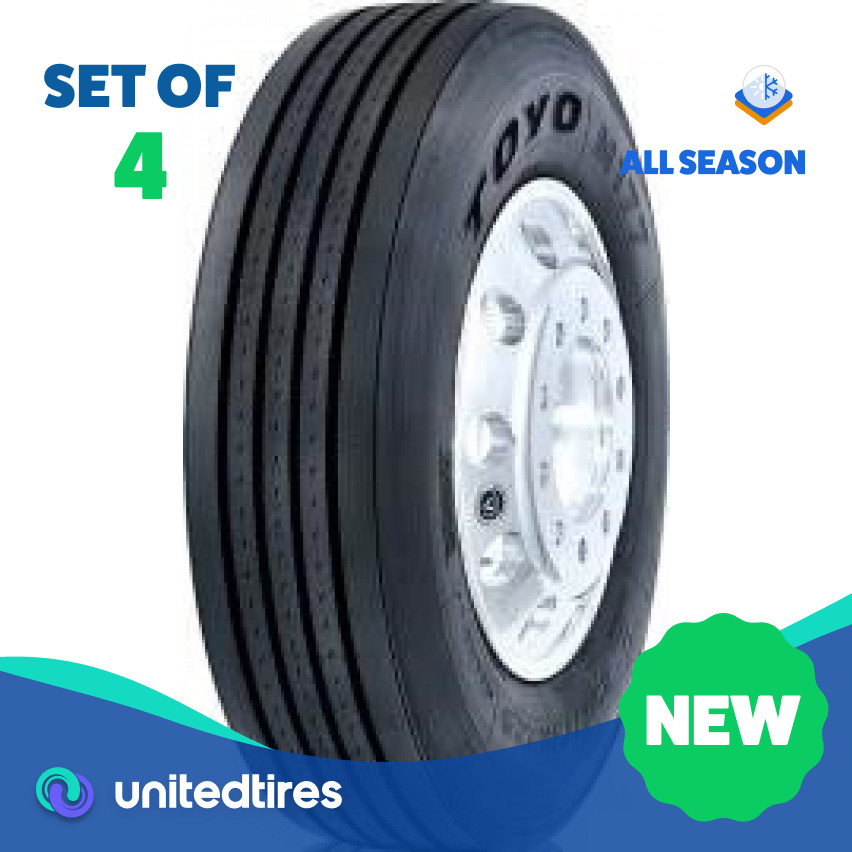 Set of (4) New LT 295/75R22.5 Toyo M177 144/141L