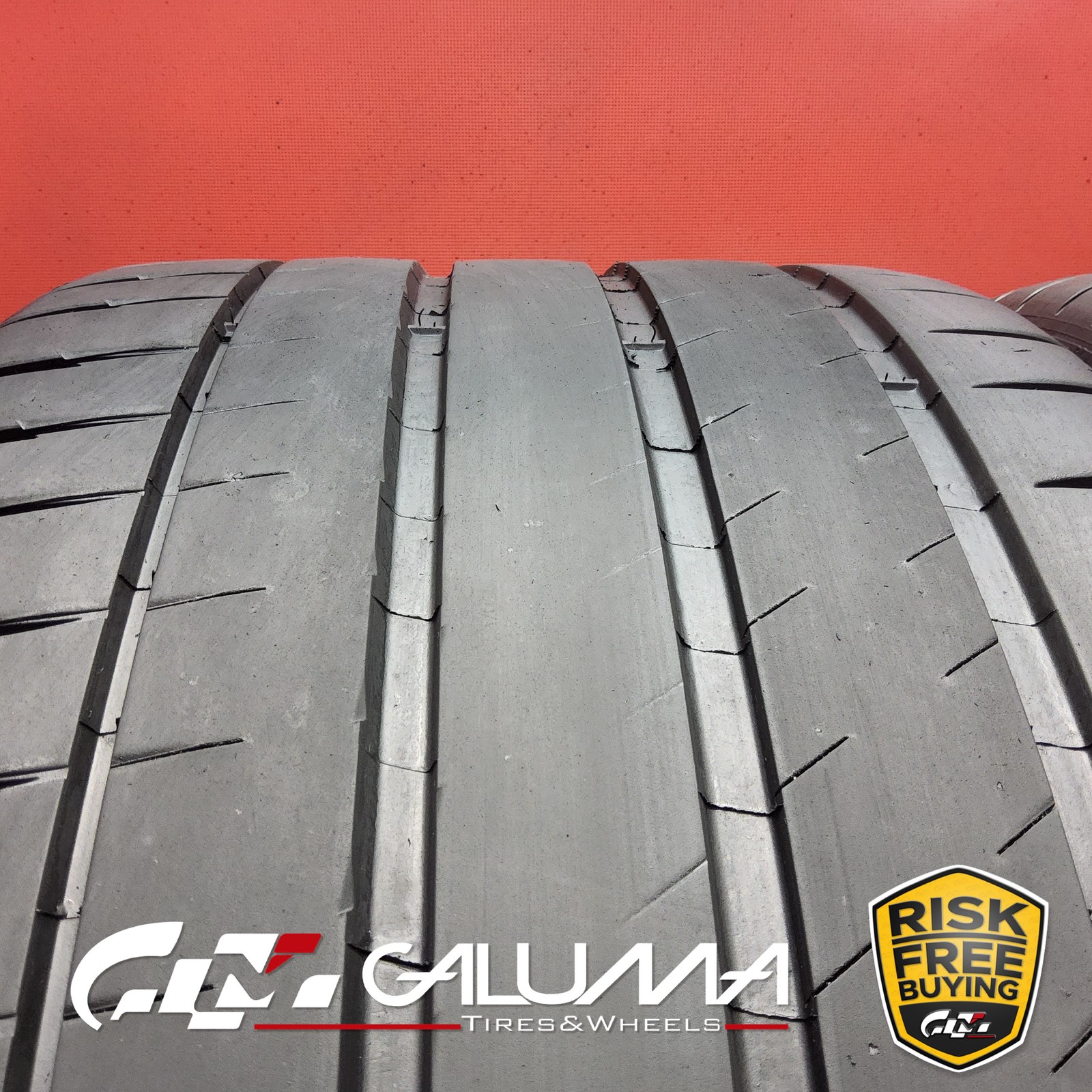 Set of 2 Tires LikeNEW Michelin Pilot Sport 4S ★ XL 315/30ZR22 No Repairs #96293