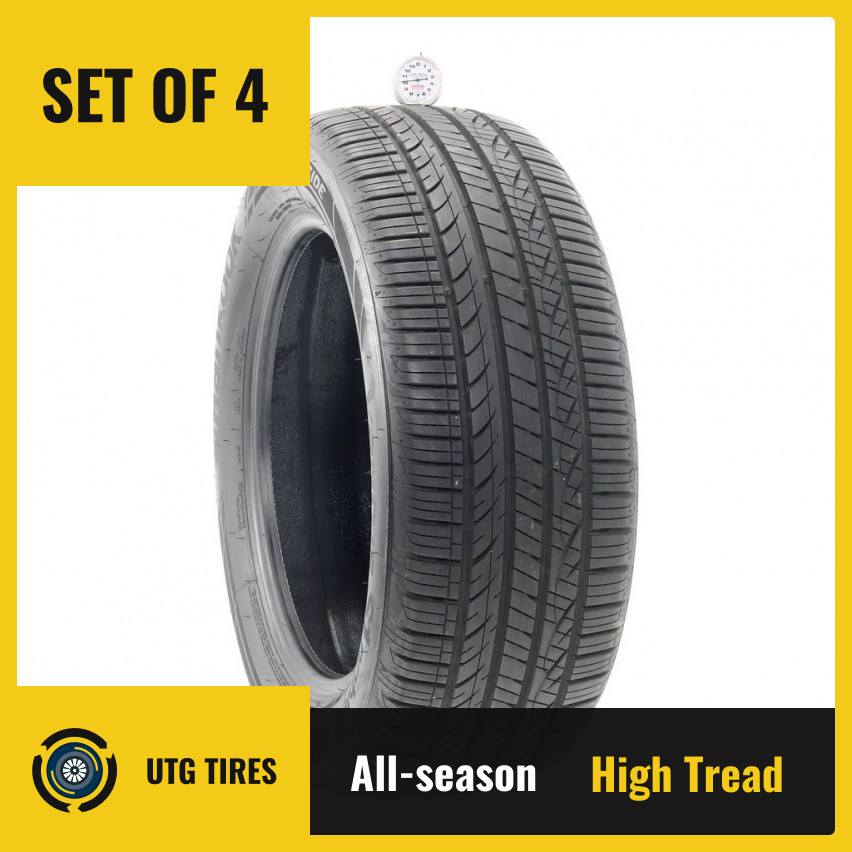 Set of (4) Used 225/55R17 Hankook Ventus S1 Noble2 101H – 10-10.5/32