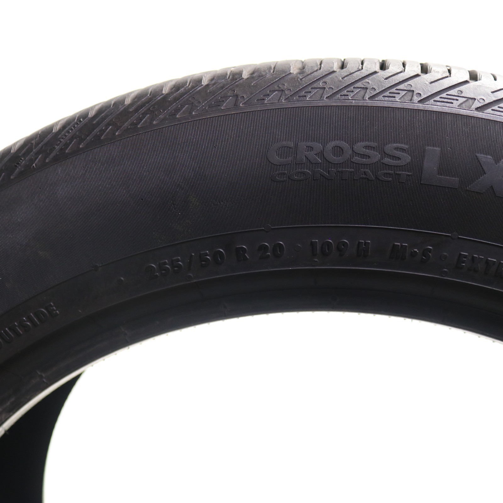 Set of 2 Used 255/50R20 Continental CrossContact LX Sport AO – 109H – 7.5-8/32