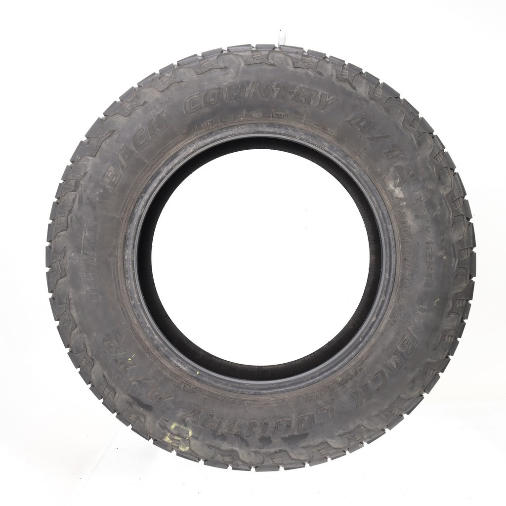 Set of (4) Used LT 275/65R18 DeanTires Back Country A/T2 123/120S – 7-8.5/32