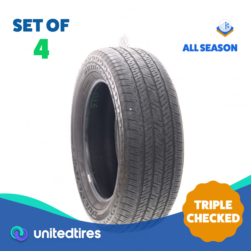 Set of (4) Used 265/60R20 Bridgestone Dueler H/T 685 112H – 6-7.5/32 (WMKR)