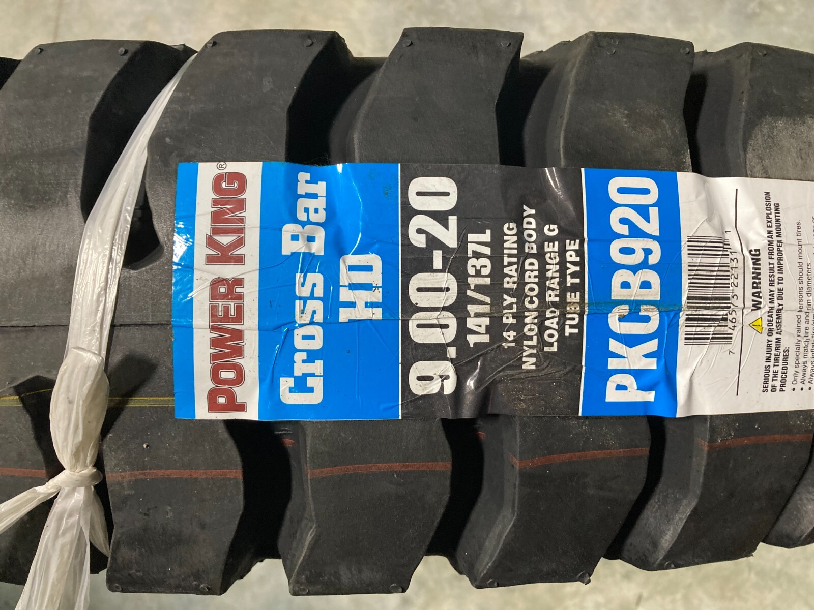 2 New Bias Truck Tires & 2 Tubes 9.00 20 Power King Cross Bar Traction Lug 14ply