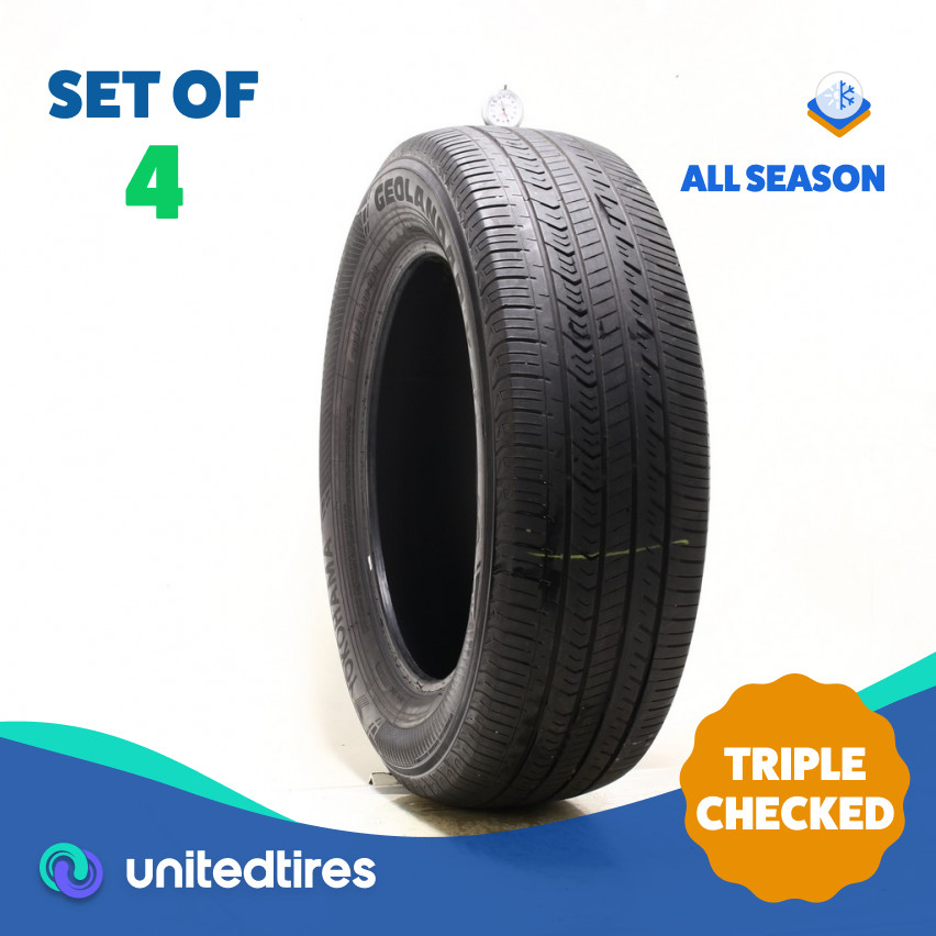 Set of (4) Used 265/60R20 Yokohama Geolandar X-CV G057 112H – 6-7.5/32