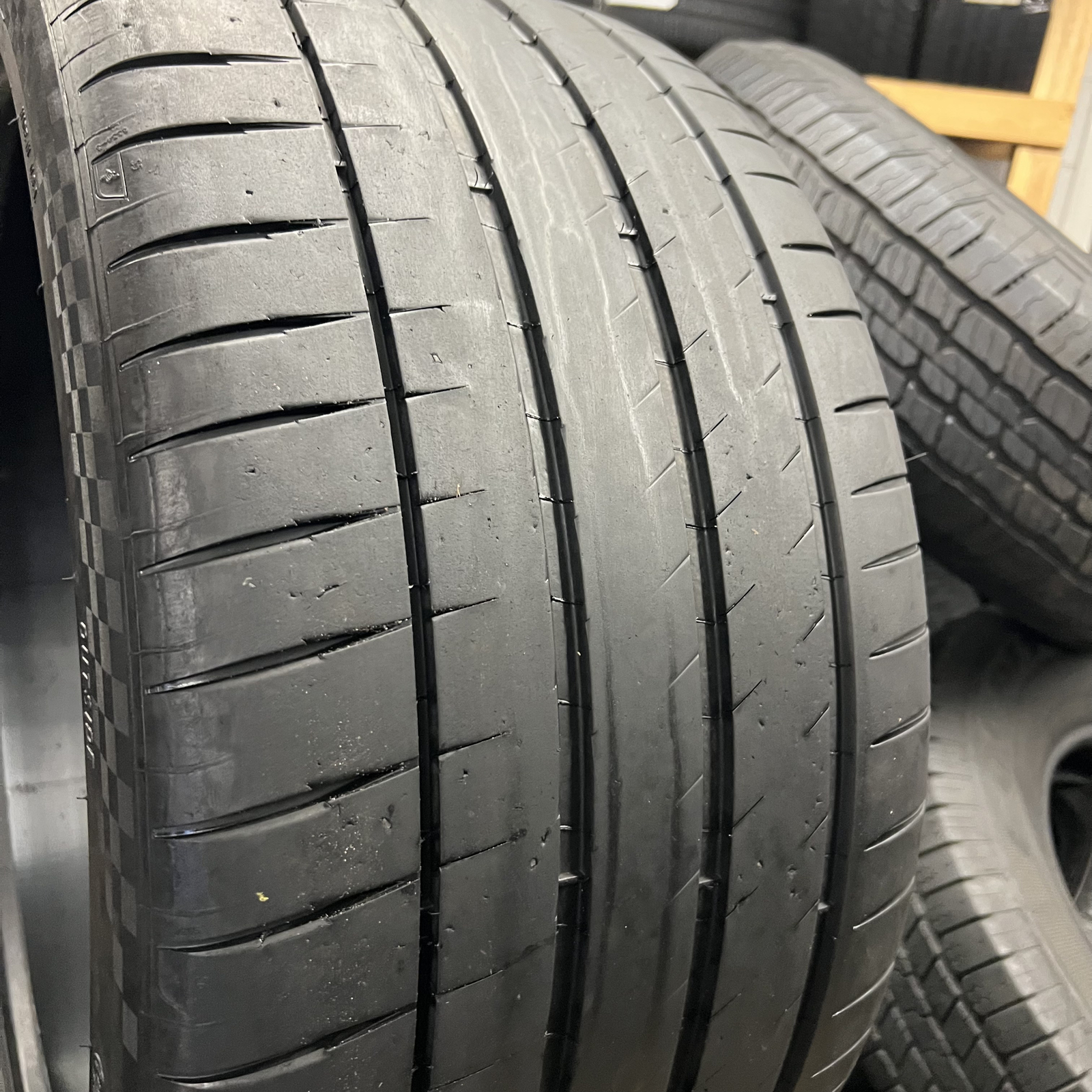 1 Tire LikeNew Michelin Pilot Sport 4S BMW 315/30ZR22 107Y DOT.3923 7.25/32