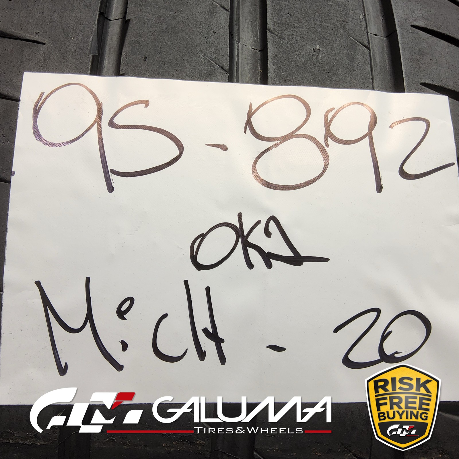 1 Tire LikeNEW Michelin Pilot Sport 4S (ZP) RunFlat 305/30ZR20 No Repairs #95892