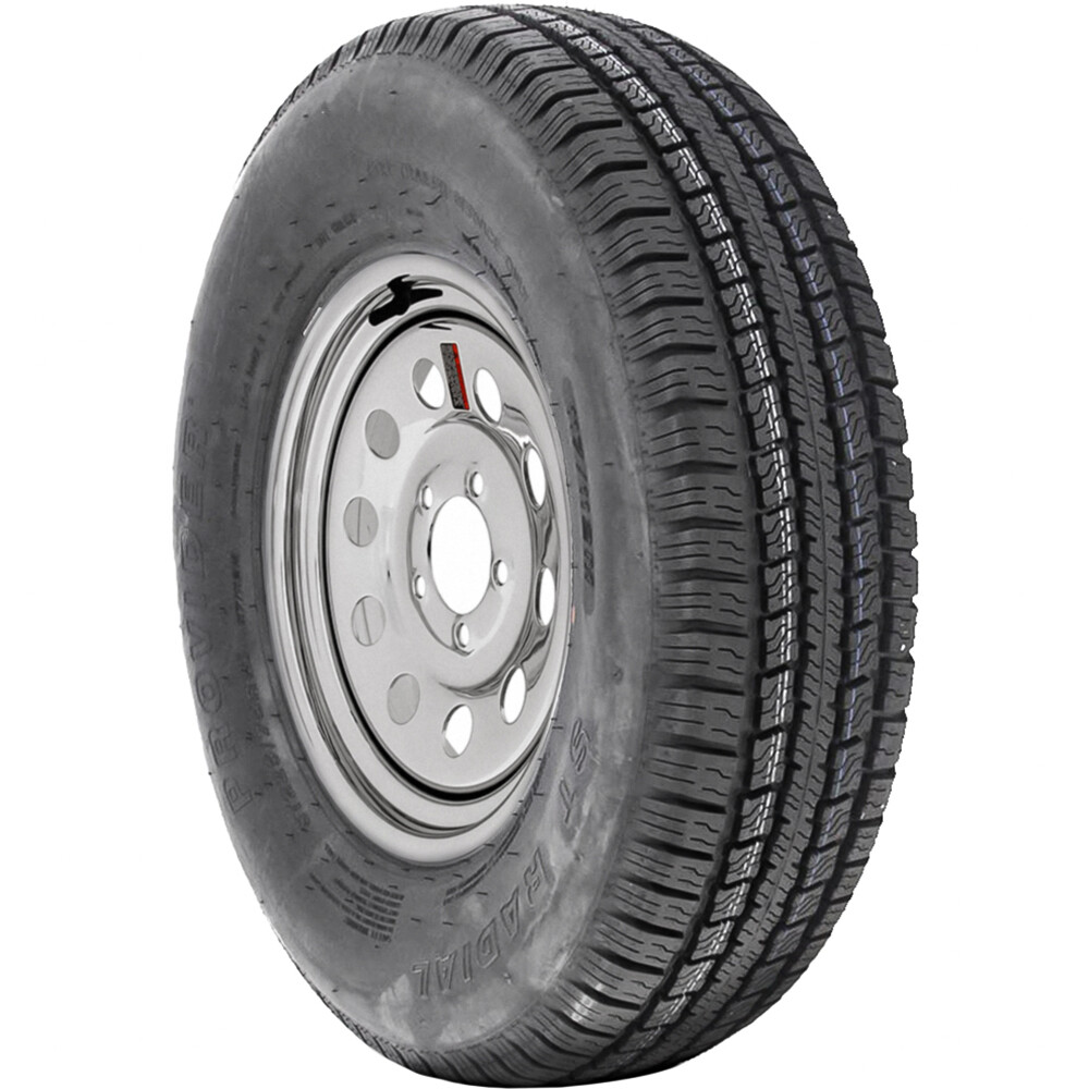 Assembly Taskmaster Provider ST 205/75R15 D 8 Ply, 5 x 5 Modular Silver