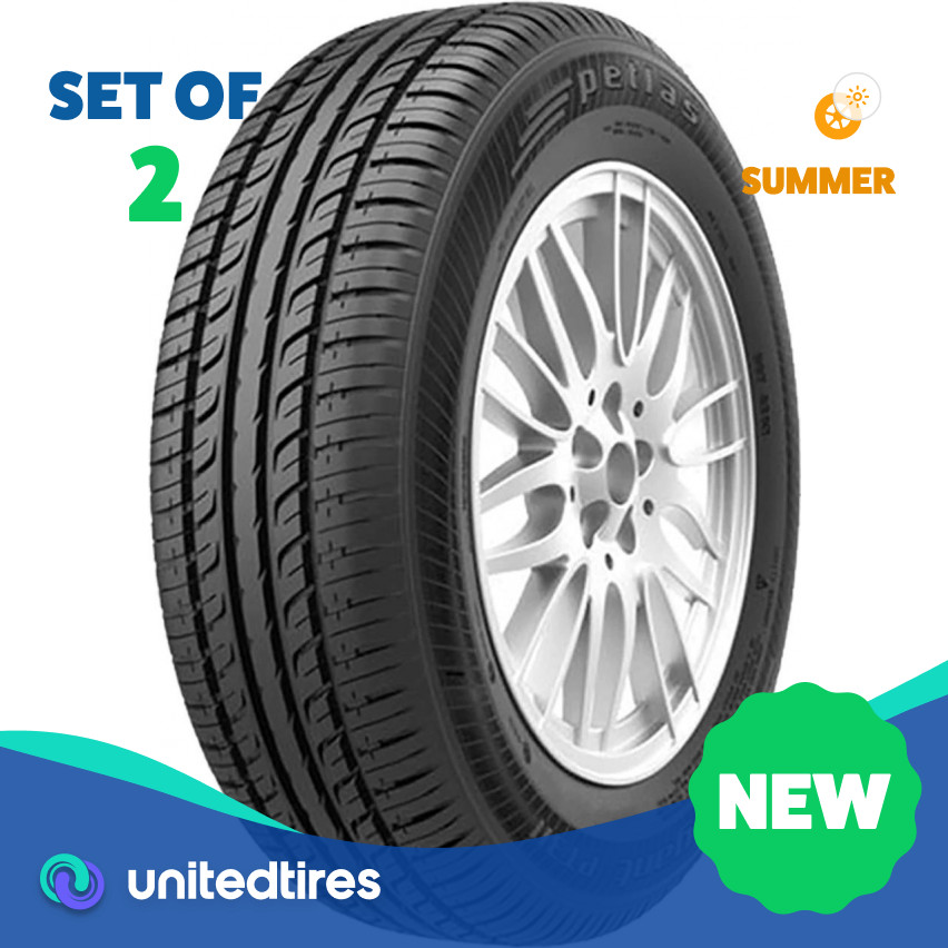 Set of (2) New 165/80R13 Petlas Elegant PT311 83T